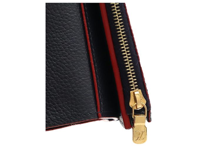 Louis Vuitton Monogram Empreinte Tri-fold Geldbörse Rot - Ansicht 8