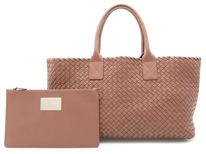 Borsa Tote Bottega Veneta Intrecciato Cabas MM - vista 2
