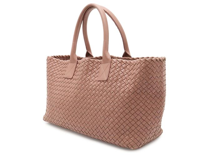 Borsa Tote Bottega Veneta Intrecciato Cabas MM - vista 3