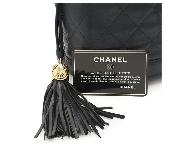 Bolsa de Ombro CHANEL Matelassé Preto - vista 10