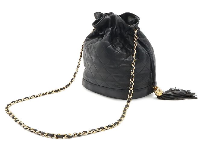 Bolsa de Ombro CHANEL Matelassé Preto - vista 3