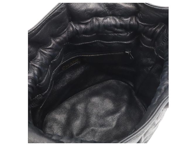 Bolsa de Ombro CHANEL Matelassé Preto - vista 7