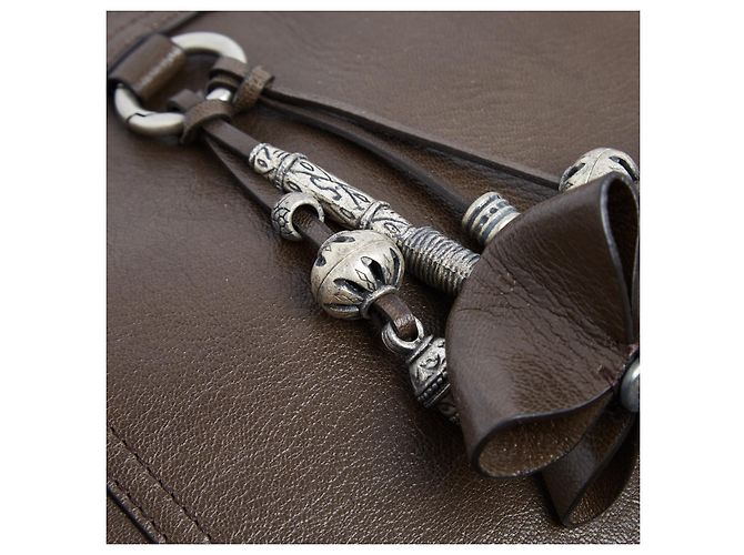 Mala Etro Dreamcatcher Couro Castanho Marrom - vista 6