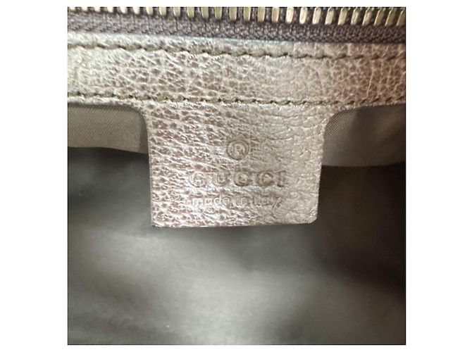 Gucci Neo Vintage Drawstring GG Coated Canvas Large Beige - vue 6