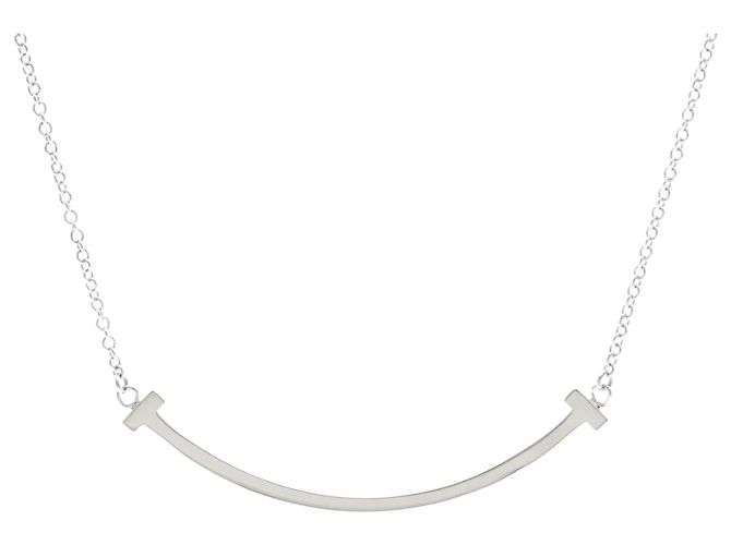 Colgante Tiffany & Co. T Smile Oro Blanco 18K Small Plata - vista 2