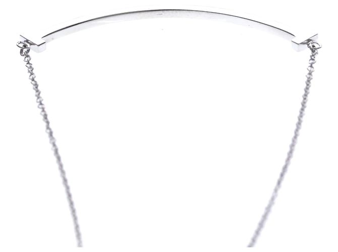Colgante Tiffany & Co. T Smile Oro Blanco 18K Small Plata - vista 7