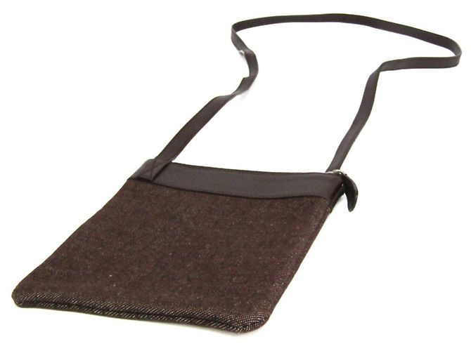 Bulgari Bvlgari Logomania Canvas with Leather Marron - vue 2