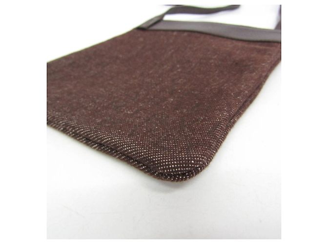 Bulgari Bvlgari Logomania Canvas with Leather Marron - vue 7
