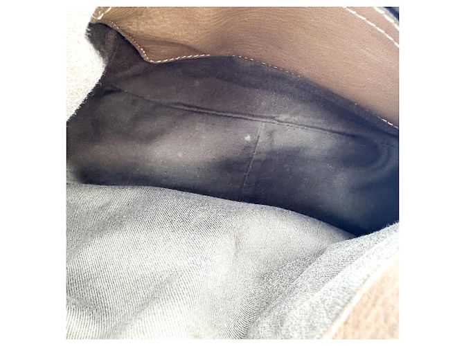 Chloé Chloe Marcie Saddle Leather Small Marrone - vista 5
