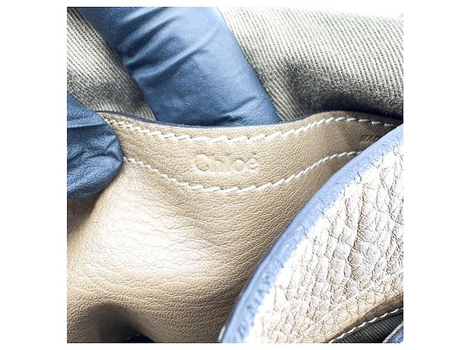 Chloé Chloe Marcie Saddle Leather Small Marrone - vista 6