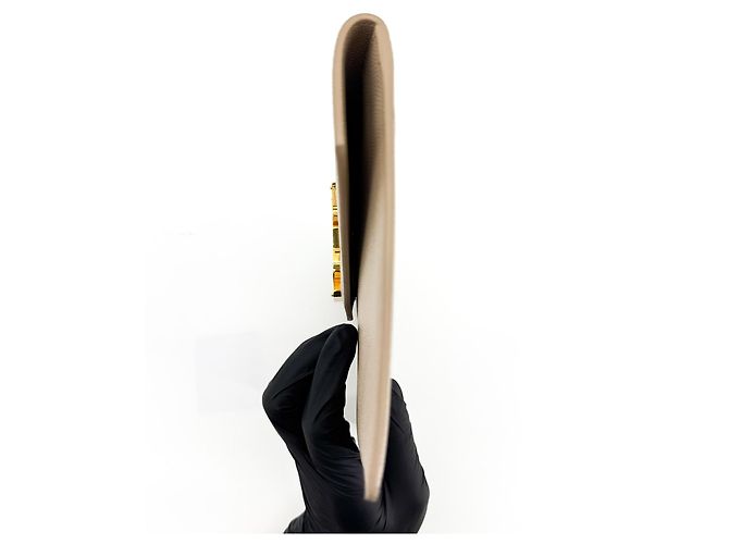 Autre Marque Saint Laurent Uptown Pouch Leather Baby Beige - view 3