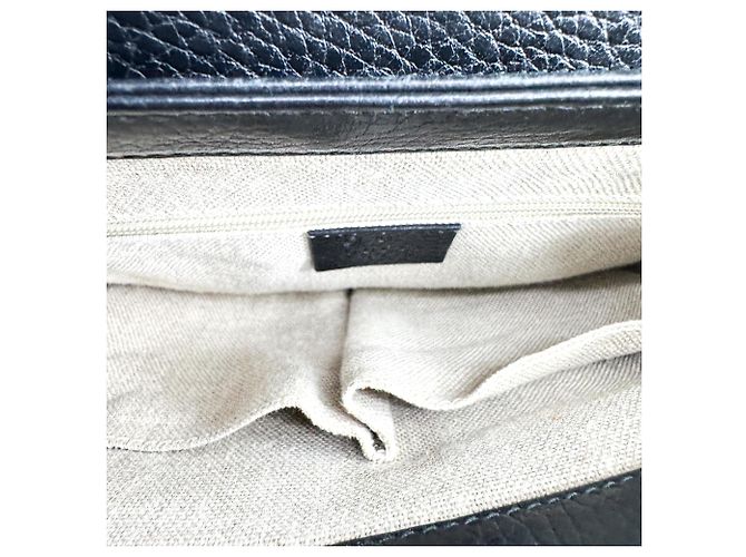 Gucci Interlocking Leather Small Nero - vista 5