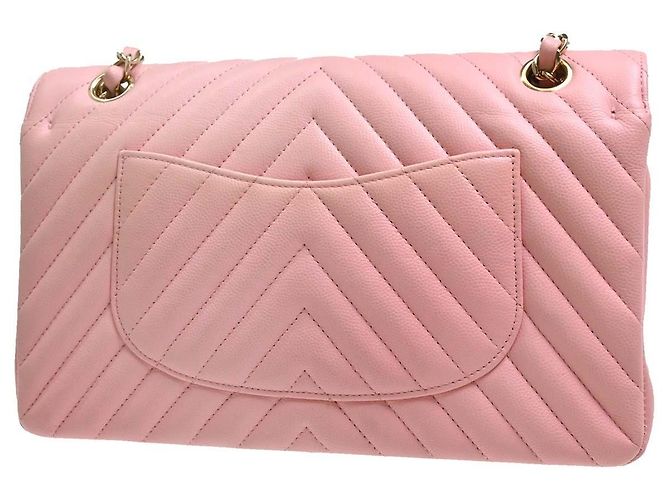 Chanel Shoulder Suede Patchwork Medium Pink - Ansicht 2