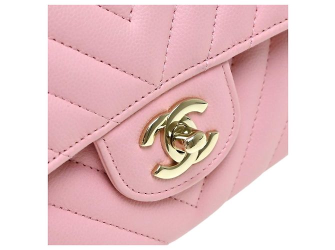 Chanel Shoulder Suede Patchwork Medium Pink - Ansicht 7