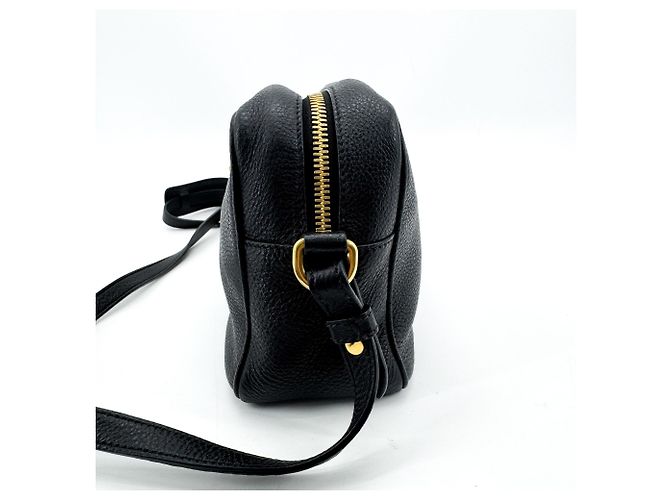 Prada Camera Vitello Phenix Small Nero - vista 3