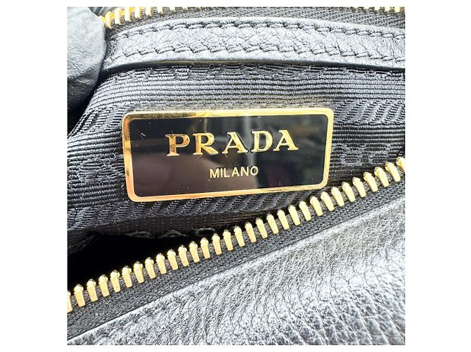 Prada Camera Vitello Phenix Small Nero - vista 6