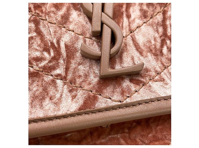 Borsa a tracolla con catena Yves Saint Laurent Saint Laurent Paris Rosa - vista 12