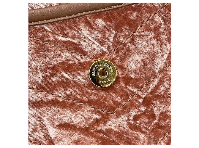 Borsa a tracolla con catena Yves Saint Laurent Saint Laurent Paris Rosa - vista 13