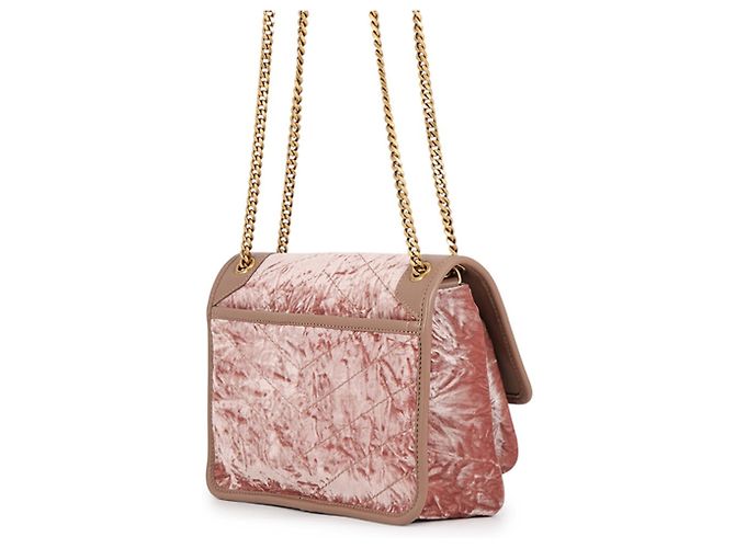 Borsa a tracolla con catena Yves Saint Laurent Saint Laurent Paris Rosa - vista 2
