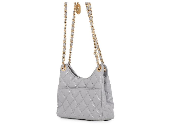 Bolsa de Ombro Chanel Matelasse com Corrente Marrom - vista 2