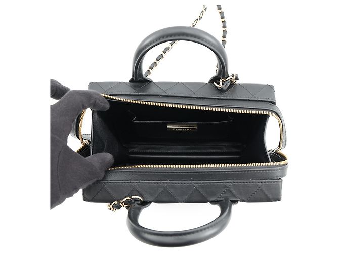 Vanity Bolsa Chanel Matelassé Black Preto - vista 6
