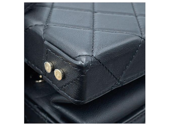 Vanity Bolsa Chanel Matelassé Black Preto - vista 7