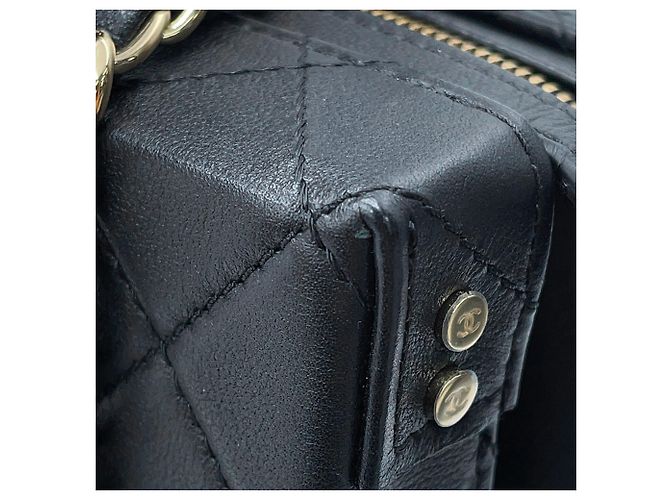 Vanity Bolsa Chanel Matelassé Black Preto - vista 9