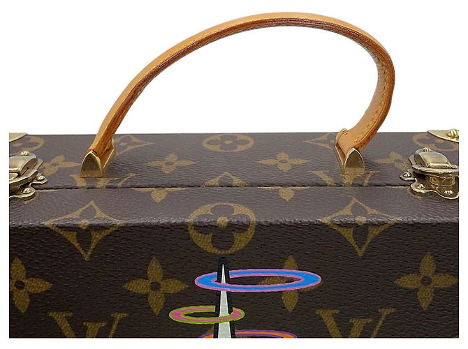 Louis Vuitton Monogram Onion Head Hülle von Takashi Murakami Braun Mehrfarben - Ansicht 11