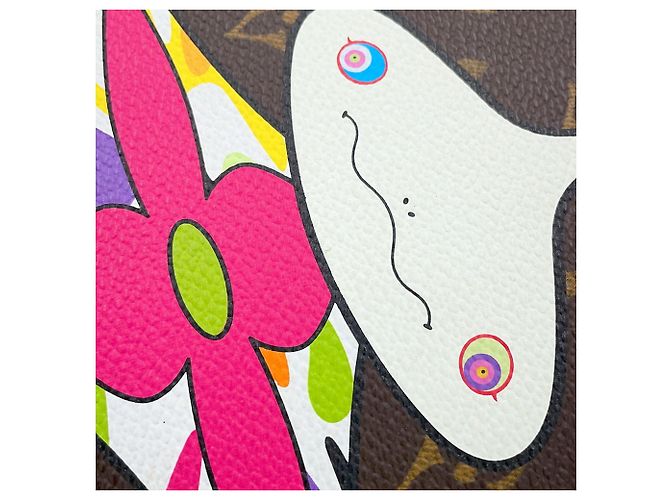 Louis Vuitton Monogram Onion Head Hülle von Takashi Murakami Braun Mehrfarben - Ansicht 6