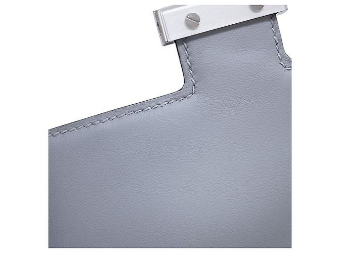 Hermès Bolsa de ombro Hermes Mini Constance 3 Miroir Gris Pantin em couro Swift - vista 10