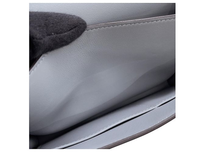 Hermès Bolsa de ombro Hermes Mini Constance 3 Miroir Gris Pantin em couro Swift - vista 11