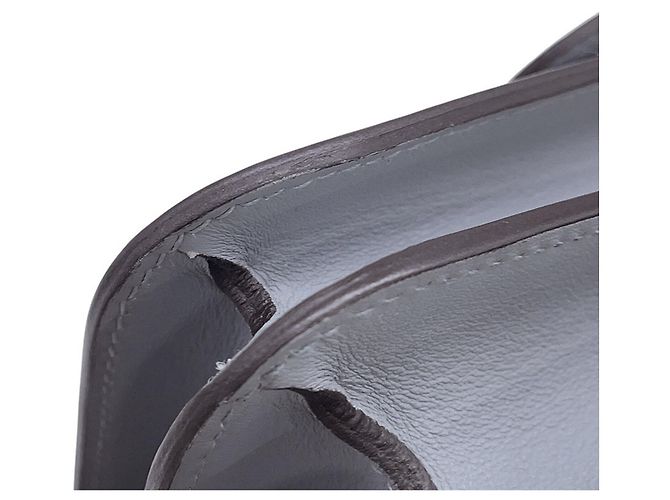 Hermès Bolsa de ombro Hermes Mini Constance 3 Miroir Gris Pantin em couro Swift - vista 9