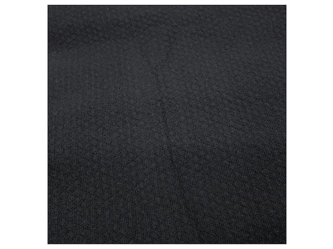 Estola Chanel em lã e cashmere Preto Azul - vista 4