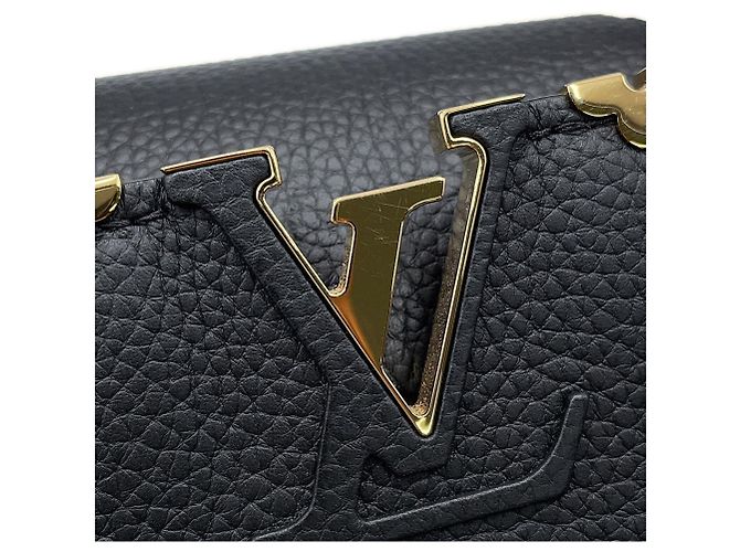 Borsa a tracolla Louis Vuitton Capucines MINI Nero - vista 12