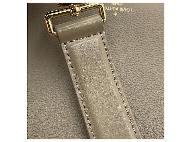 Borsa Louis Vuitton in pelle di vitello grana Taupe - vista 14