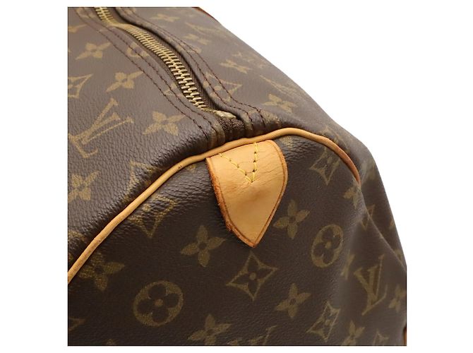 Sac Boston Louis Vuitton Monogram Keepall 55 Marron - vue 10