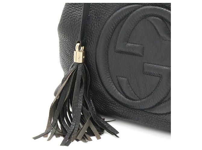 Bolso de cadena Gucci Soho Interlocking G Negro - vista 10