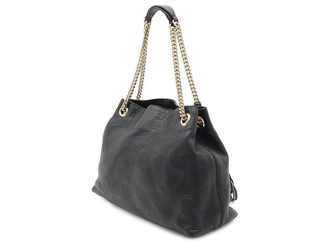 Bolso de cadena Gucci Soho Interlocking G Negro - vista 3