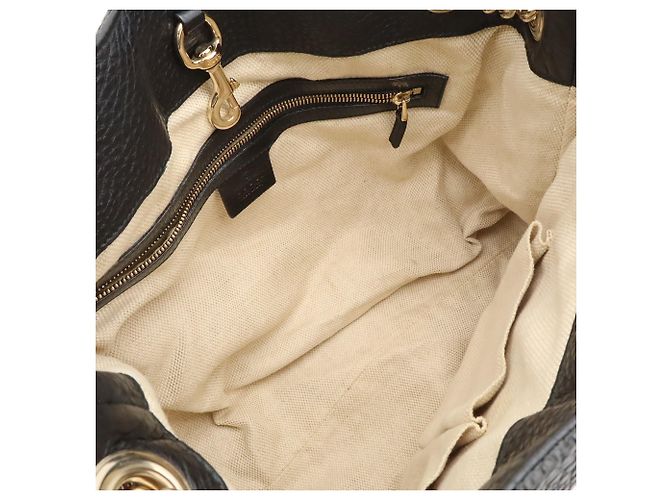 Bolso de cadena Gucci Soho Interlocking G Negro - vista 6