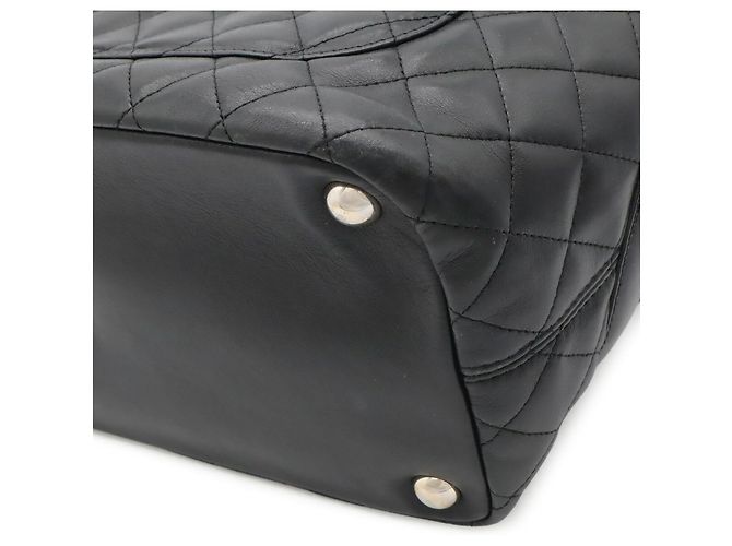 Chanel Cambon Line Coco Mark Large Tote Schultertasche Schwarz Pink - Ansicht 4