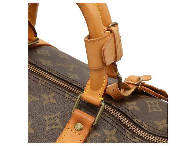 Louis Vuitton Monogram Keepall Bandoulière 55 Boston Tasche Braun - Ansicht 8