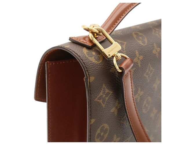 Sac à main Louis Vuitton Monogram Monceau 28 Marron - vue 5