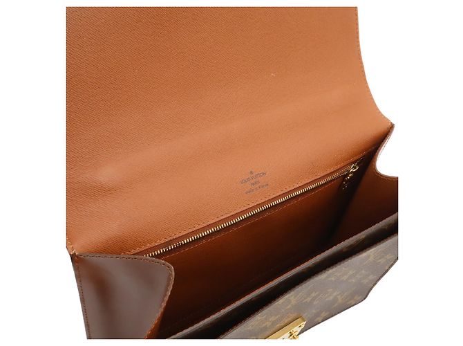 Sac à main Louis Vuitton Monogram Monceau 28 Marron - vue 8