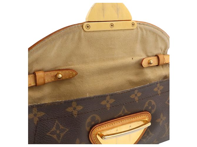 Louis Vuitton Monogram Pochette Beverly Handtasche Braun - Ansicht 7