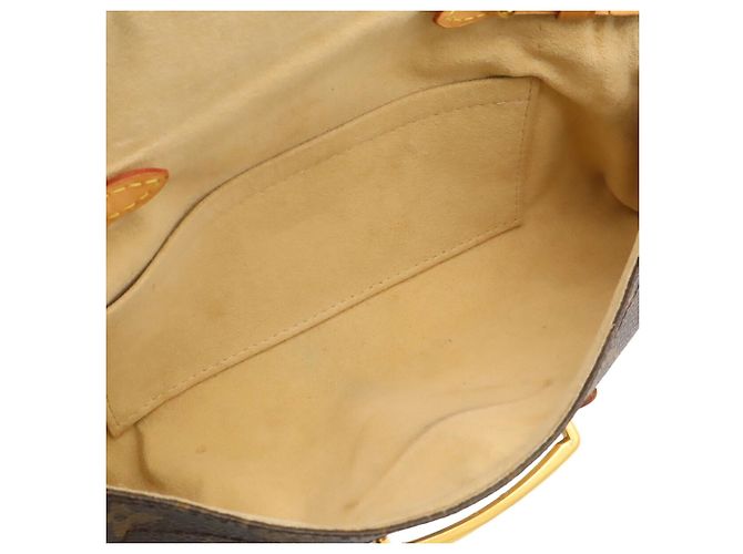 Louis Vuitton Monogram Pochette Beverly Handtasche Braun - Ansicht 8