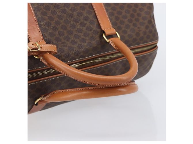 Céline Celine Boston Triomphe Coated Canvas Large Marrom - vista 7