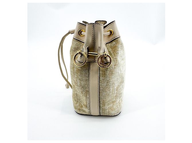 Fendi Mon Tresor Bucket Zucca Velvet Jacquard Mini - vista 4