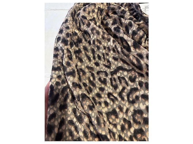 Iro Gonna midi leopardata Nero Stampa leopardo - vista 2