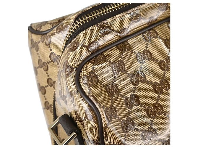Gucci GG Top Handle GG Matelassé Leather Mini Beige - vista 6