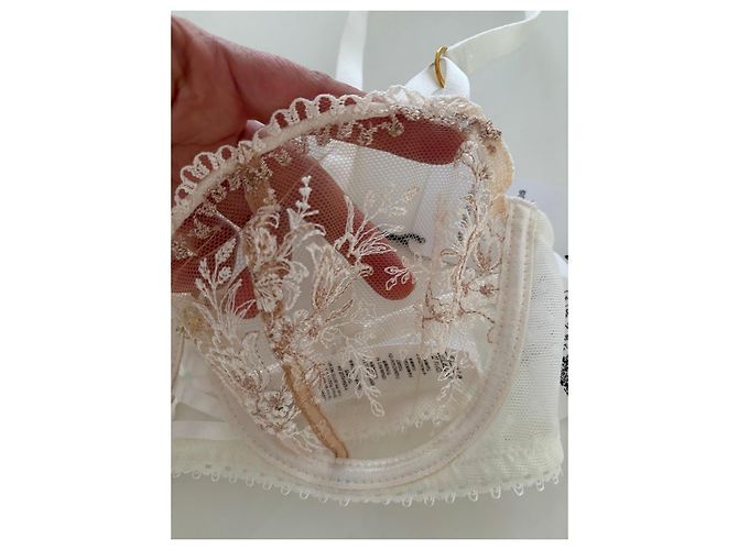 Autre Marque Aubade Spitzen-BH Weiß Beige - Ansicht 3